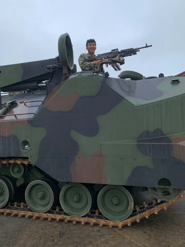 Jared Tam in tank