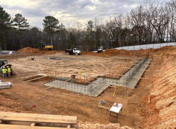foundation of building