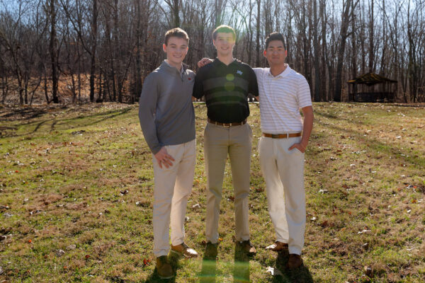 Brothers in a field